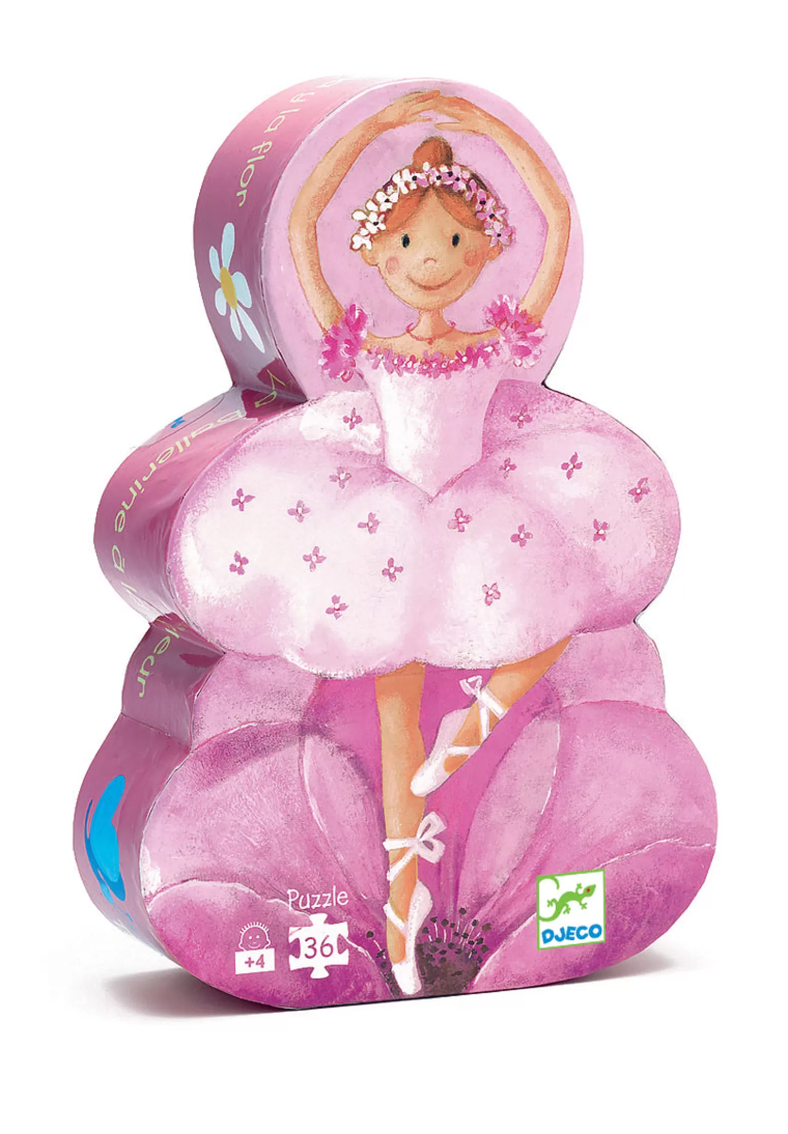 Djeco - Silhouette Puzzle Ballerina, 36 Pieces