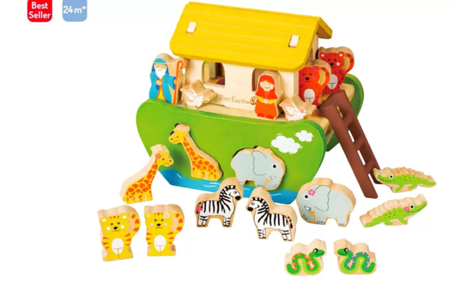 Shop Shape Sorting Noah's Ark Animals + Figurines