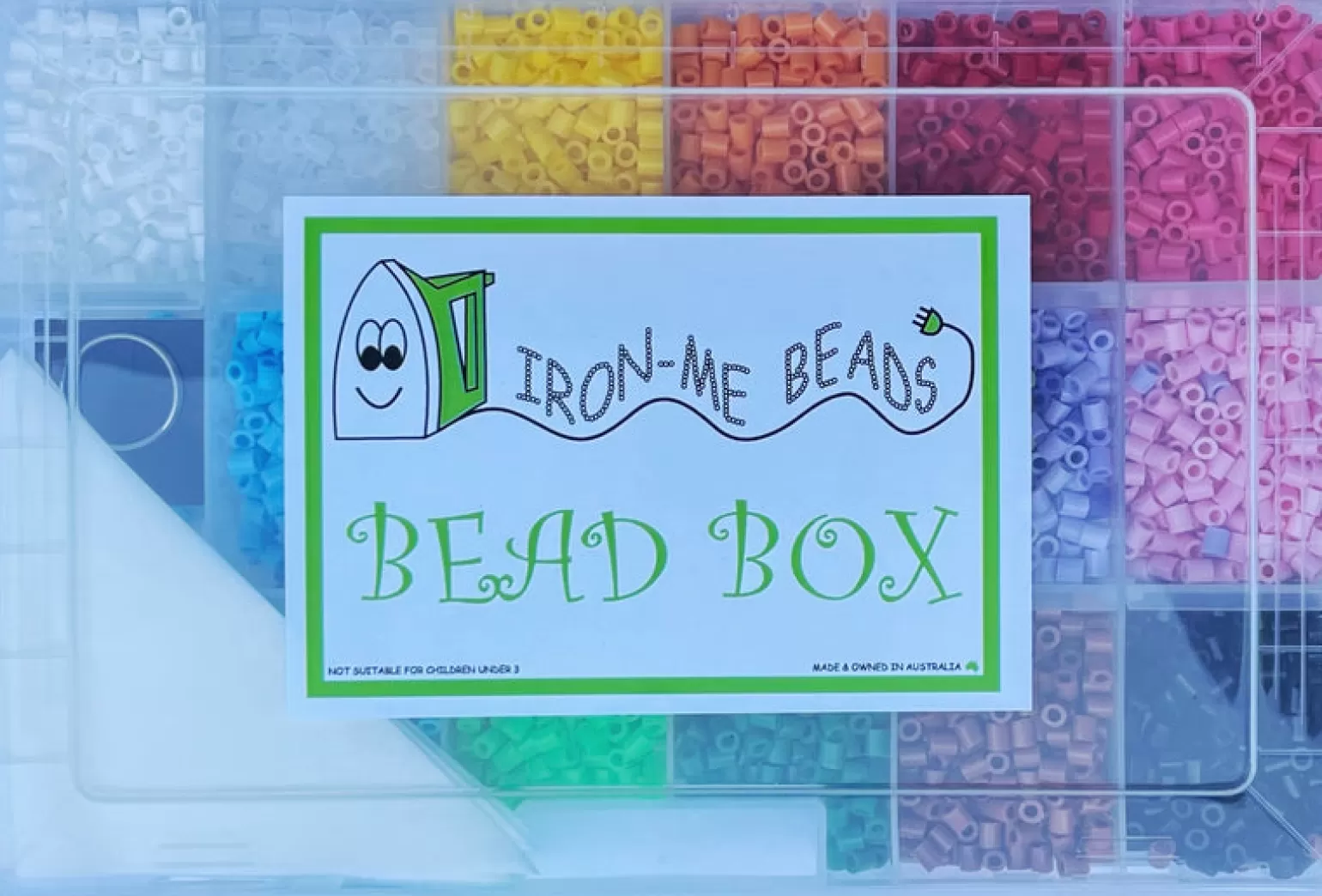 Best Sale Iron-Me Beads- Divided Box, 16 Colors Arts + Crafts