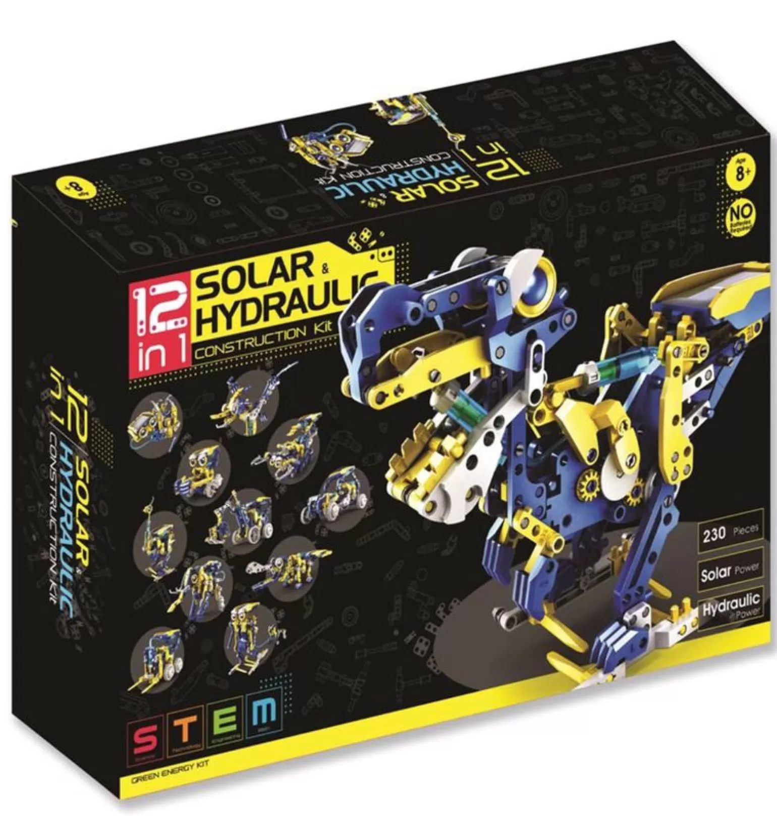 Johnco - 12 In 1 Solar And Hydraulic Construction Kit