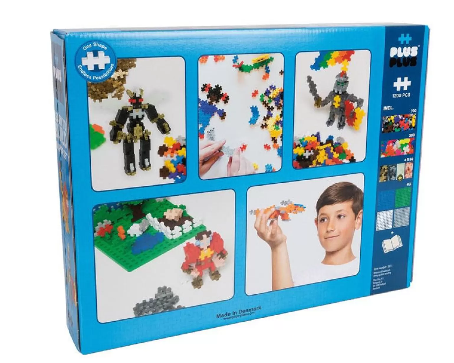 Plus Plus - Basic- Learn To Build Super Set, 1200 Pieces