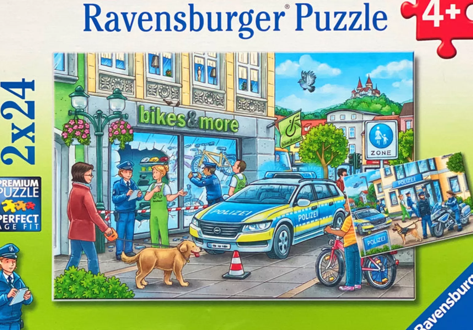 Ravensburger - Jigsaw Puzzle, 2 X 24 Pieces, Police At Work