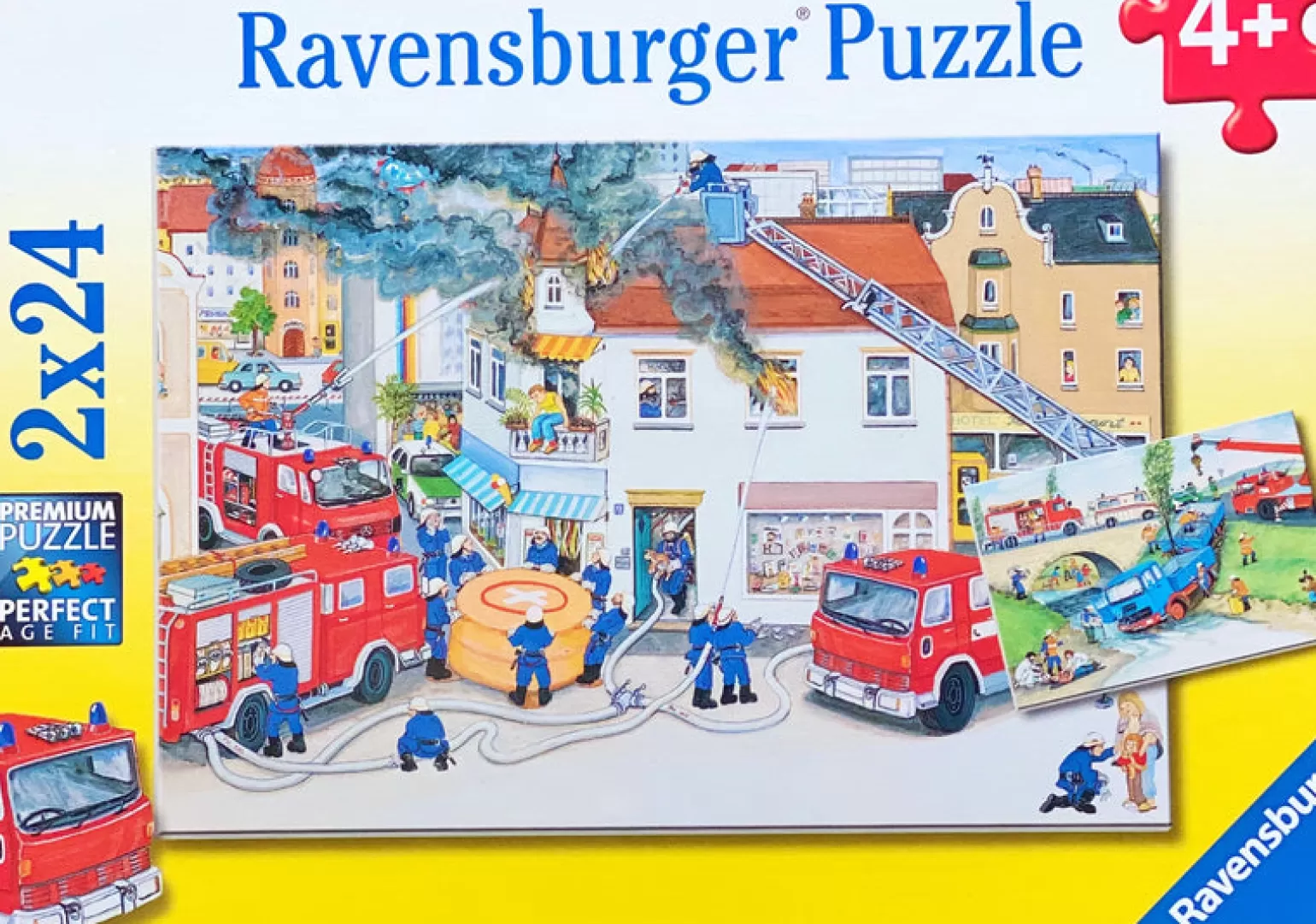 Ravensburger - Jigsaw Puzzle, 2 X 24 Pieces, The Fire Brigade