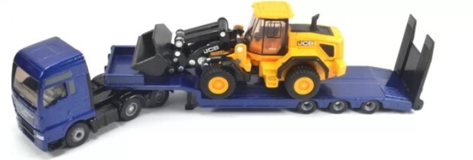 SIKU Man Tgx Xxl With Low Loader And Jcb Wheel Loader